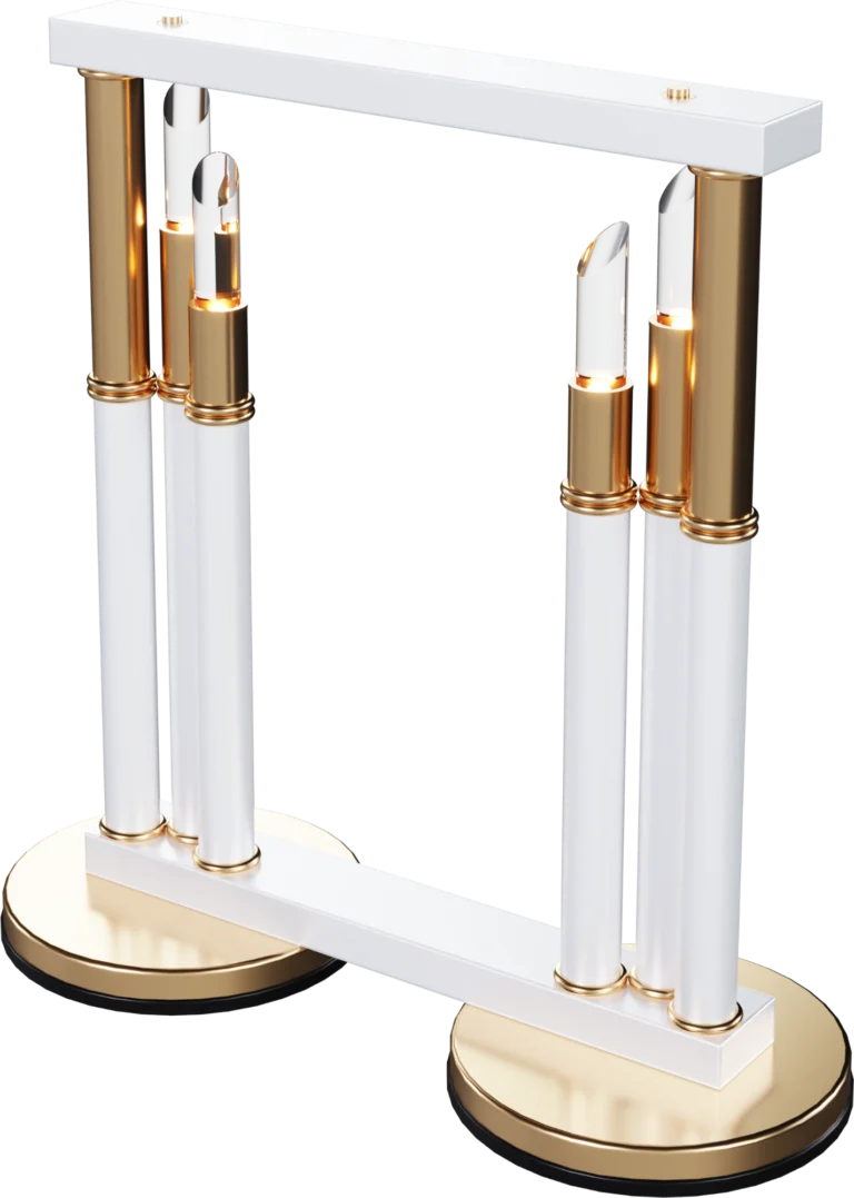 Paramento Trento_Branco_SUPORTE_URNA_STUDIO_DOURADO